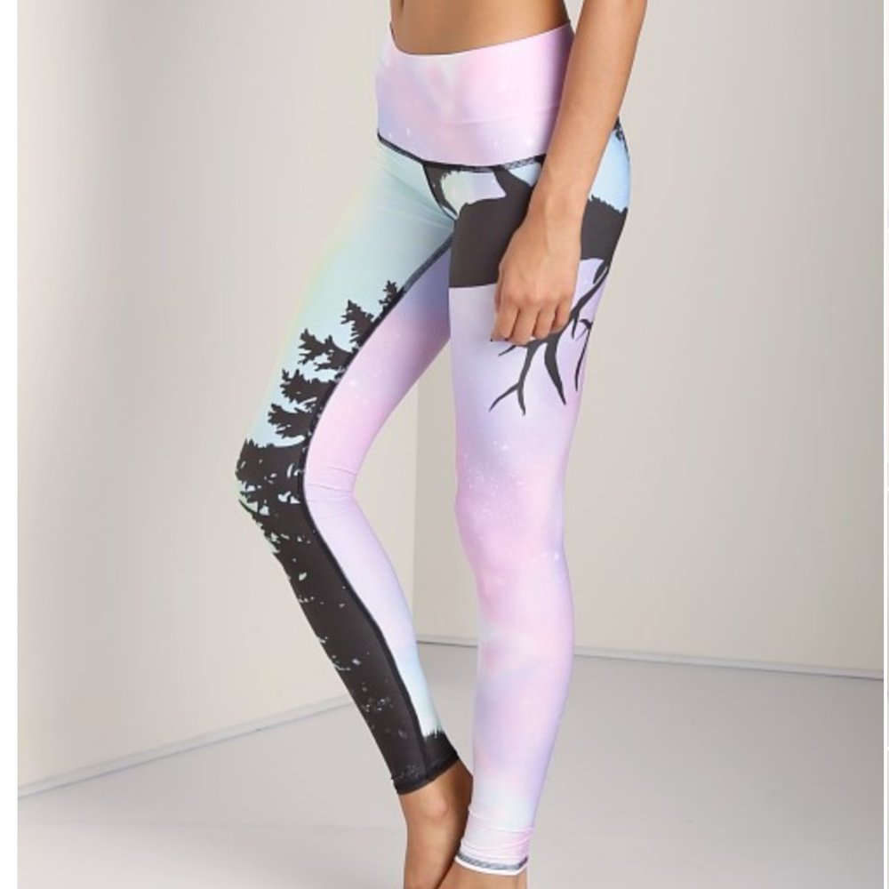 Teeki Northern Lights Hot Pants Leggings S